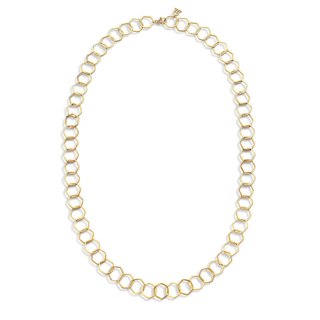 18K Large Beehive Chain